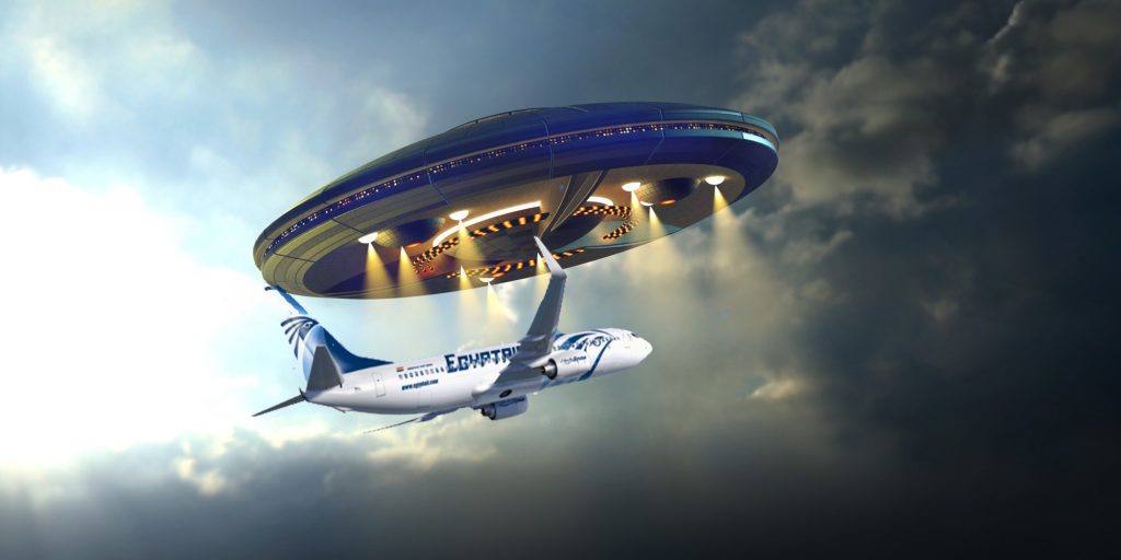 Alien UFO saucer